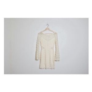 Free people bell sleeve lace dress